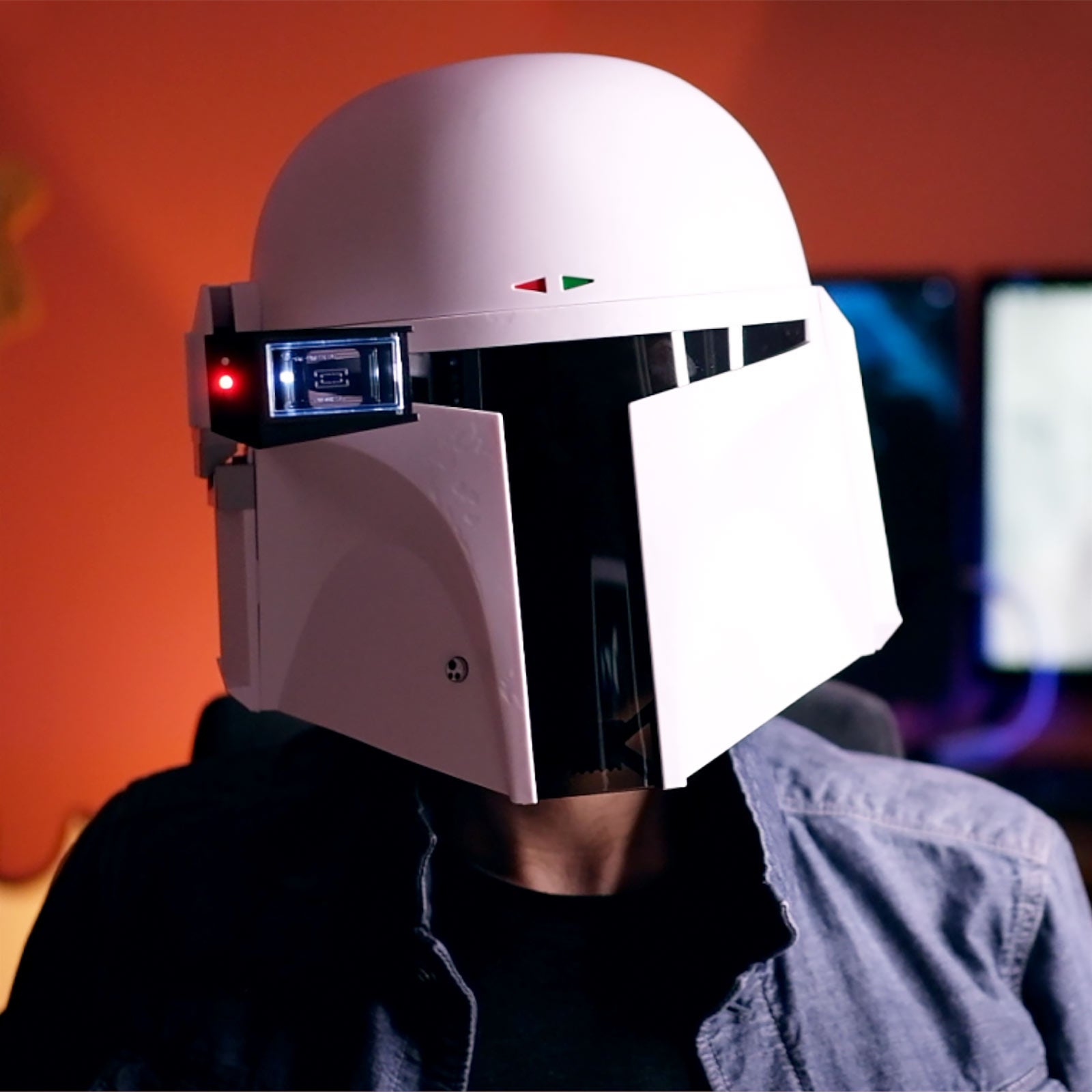 Produktbild Star Wars - Boba Fett Prototyp Hjälm Premium Replika med ljuseffekter