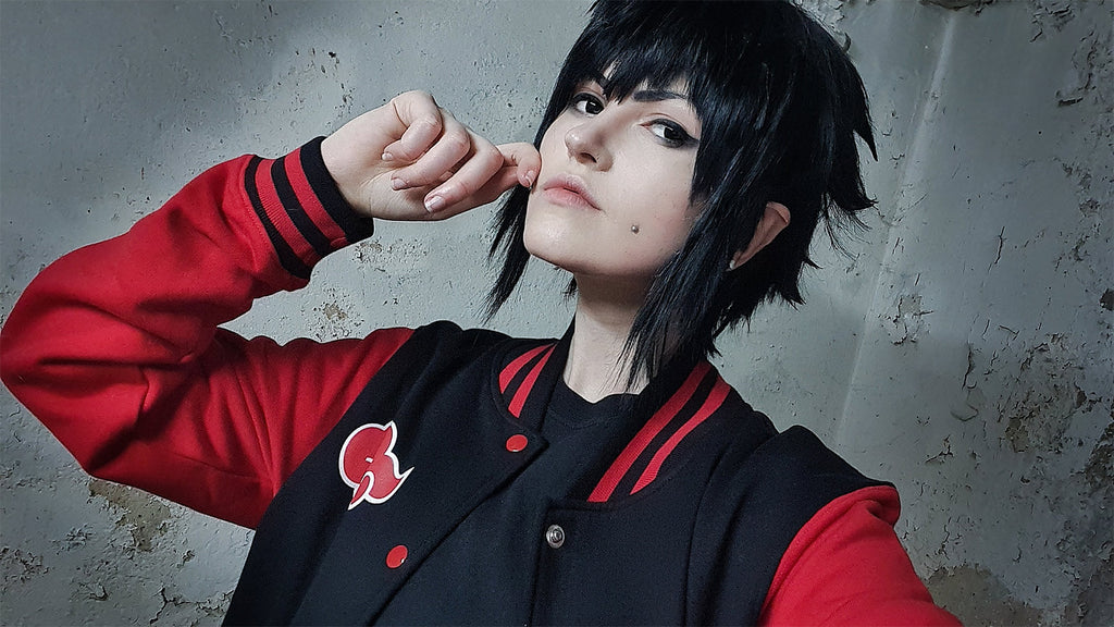 Produktbild Naruto - Collegejacka med Akatsuki-symbol