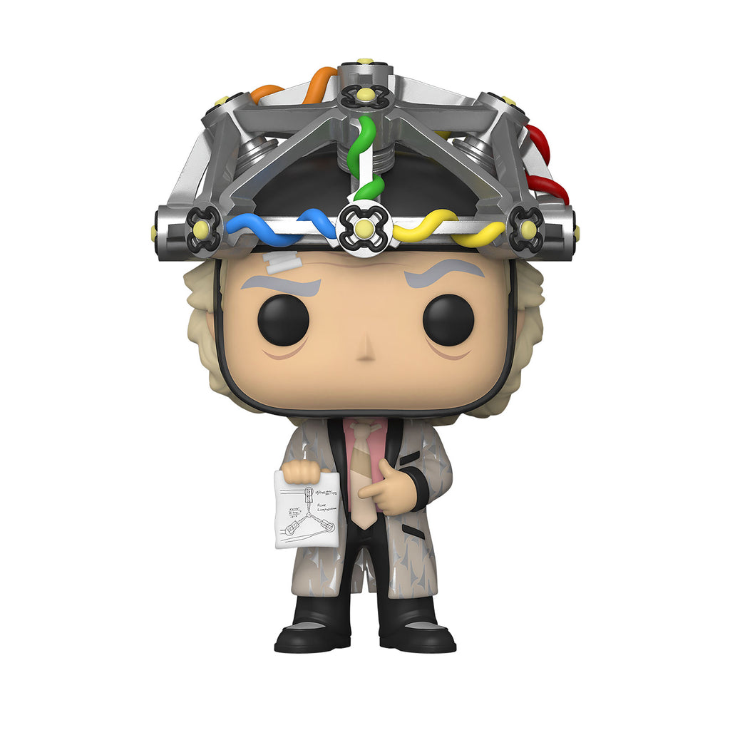 Produktbild Tillbaka till framtiden - Doc Brown med hjälm Funko Pop figur