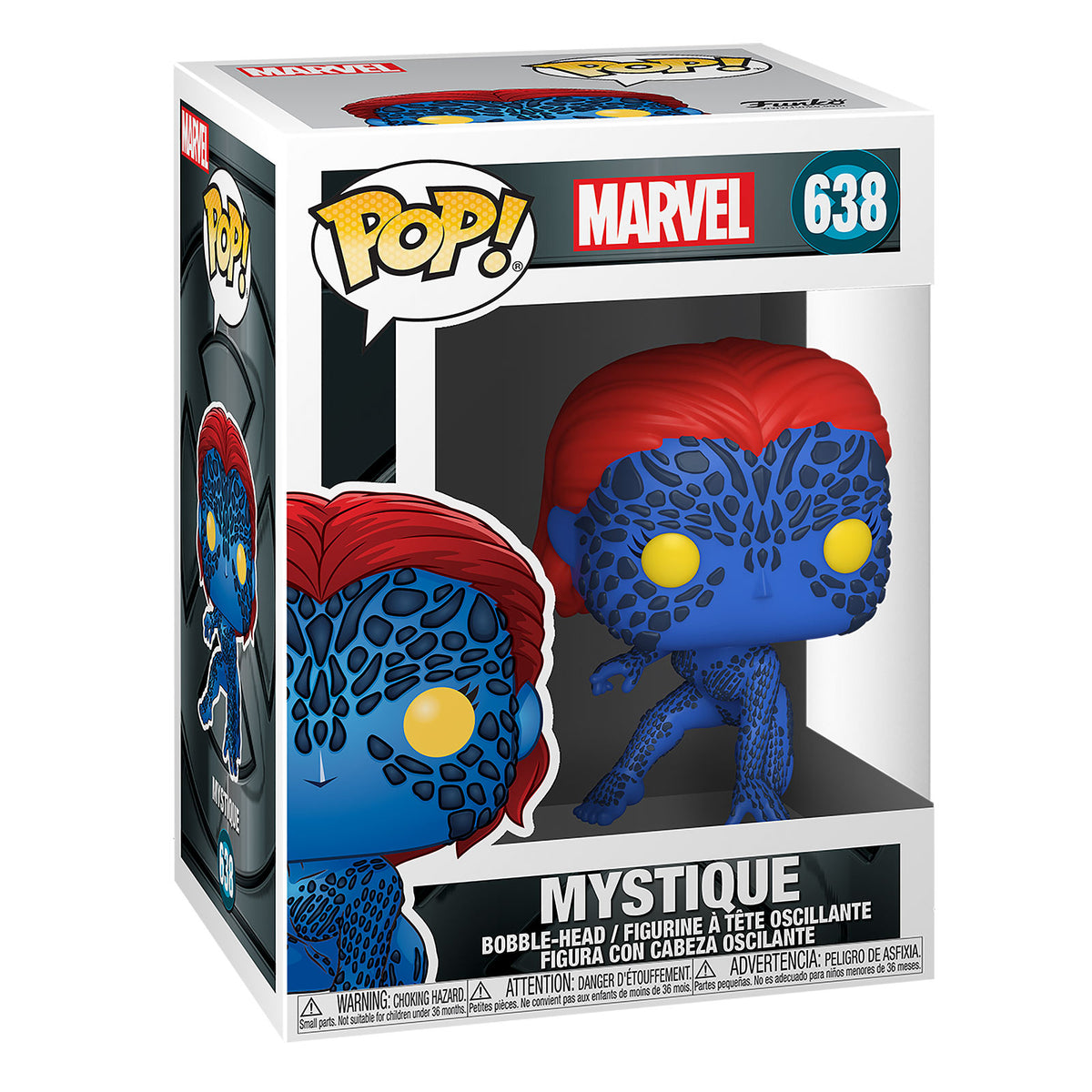 Produktbild X-Men - Mystique Funko Pop figur med vickande huvud