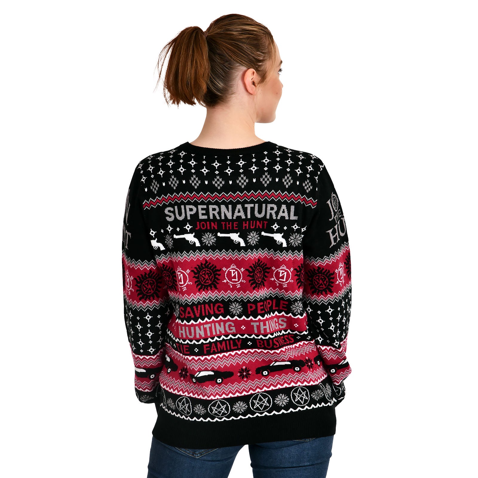 Produktbild Supernatural - Jultröja Saving People Hunting Things