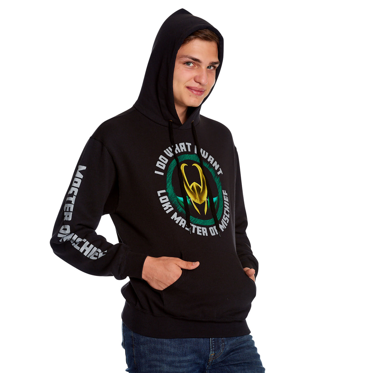 Produktbild Loki - Mäster av Bus Hoodie svart