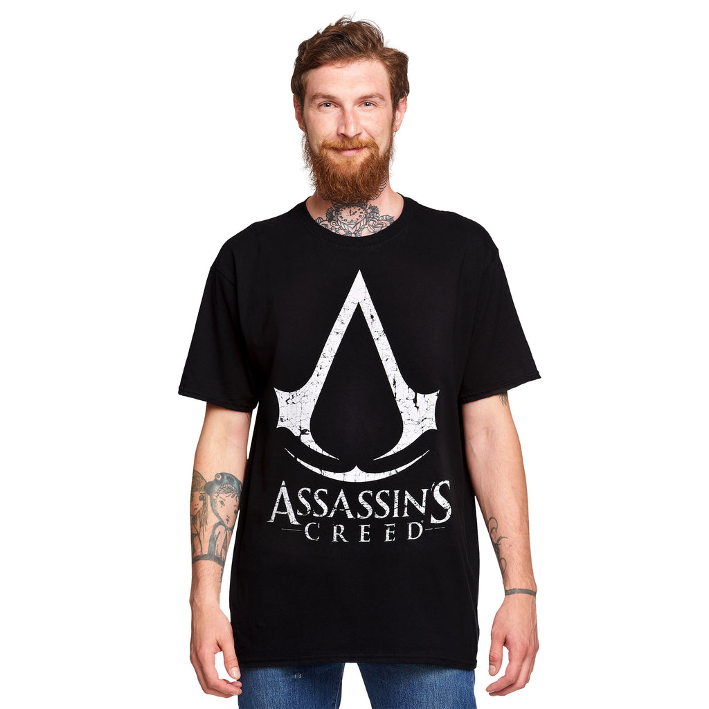 Produktbild Assassin's Creed - Cracked Logo T-shirt svart