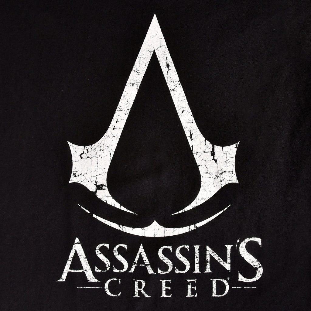 Produktbild Assassin's Creed - Cracked Logo T-shirt svart