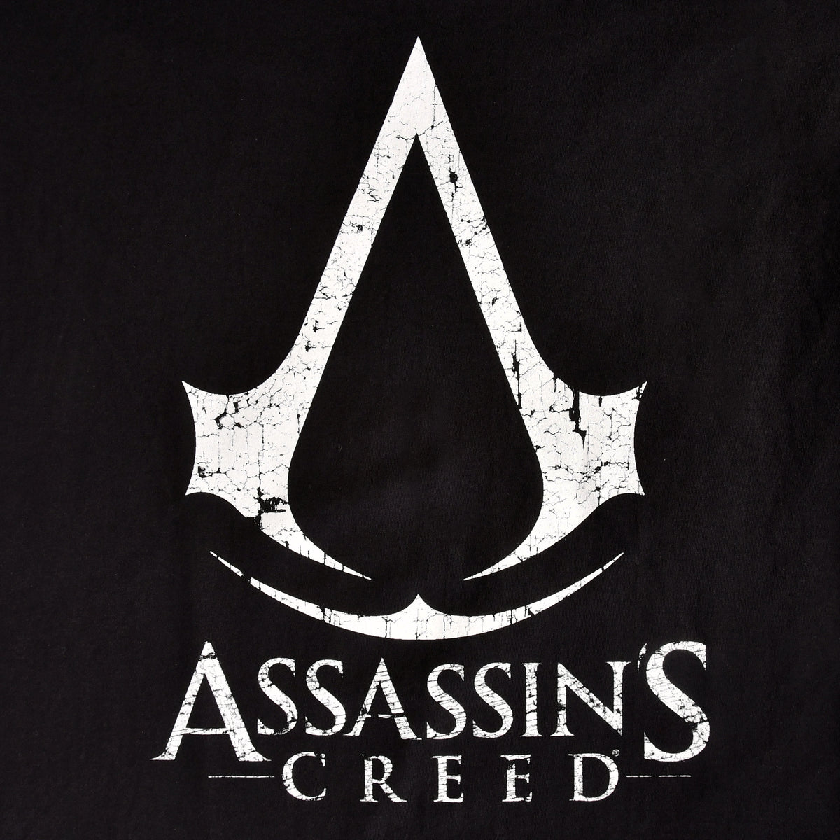 Produktbild Assassin's Creed - Cracked Logo T-shirt svart