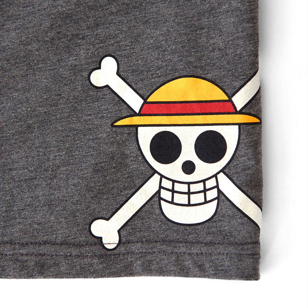 Produktbild One Piece - Strawhat Crew Skull Logo Kort Pyjamas