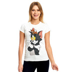 Produktbild Tom och Jerry - Characters T-shirt dam vit