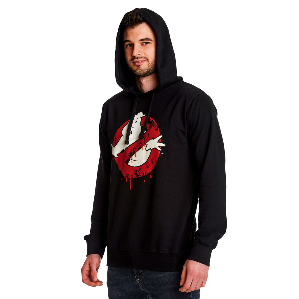 Produktbild Ghostbusters - Glow in the Dark Logohuvtröja svart