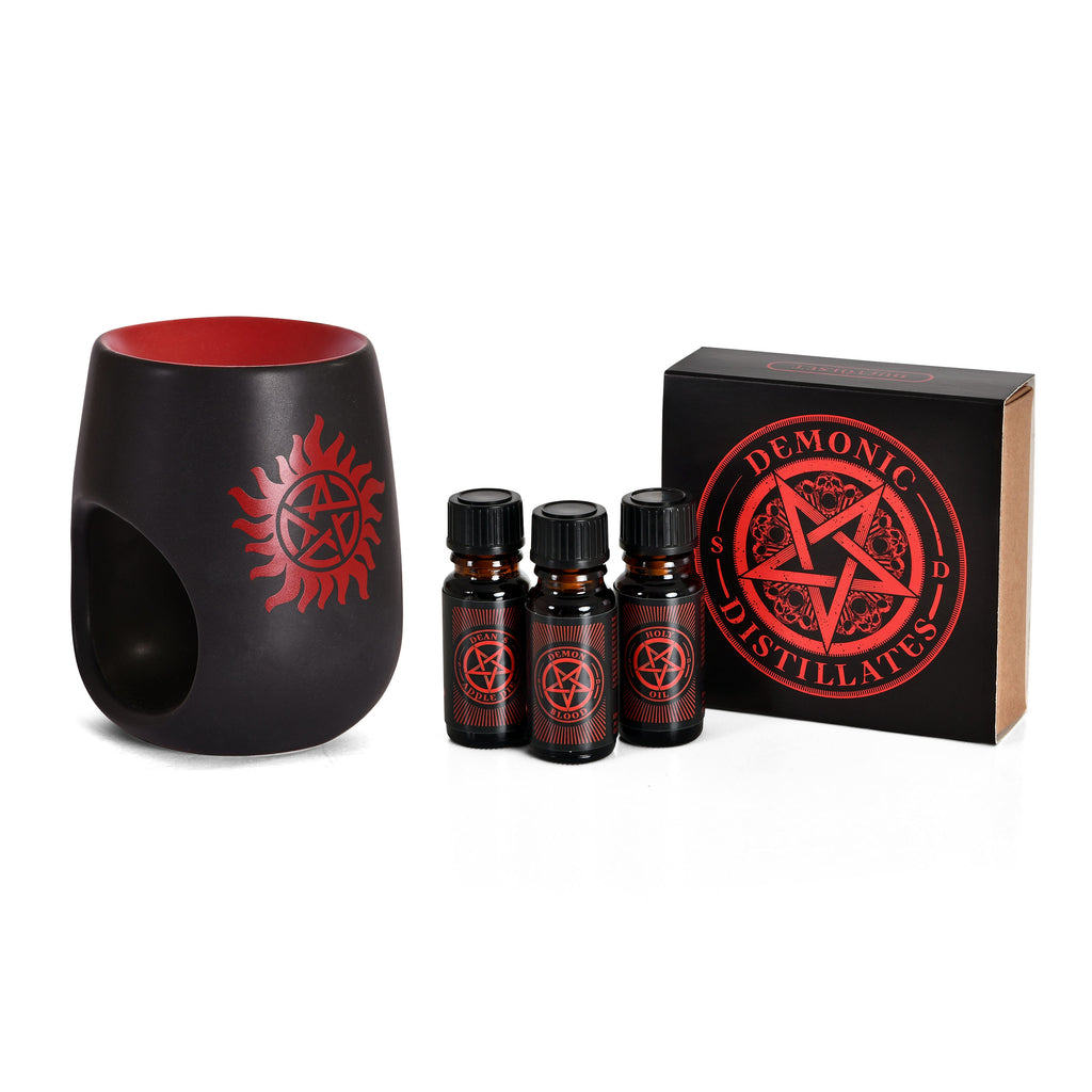 Produktbild Supernatural - Doftlampa med anti-besättelsesymbol och doftolja