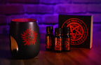 Produktbild Supernatural - Doftlampa med anti-besättelsesymbol och doftolja
