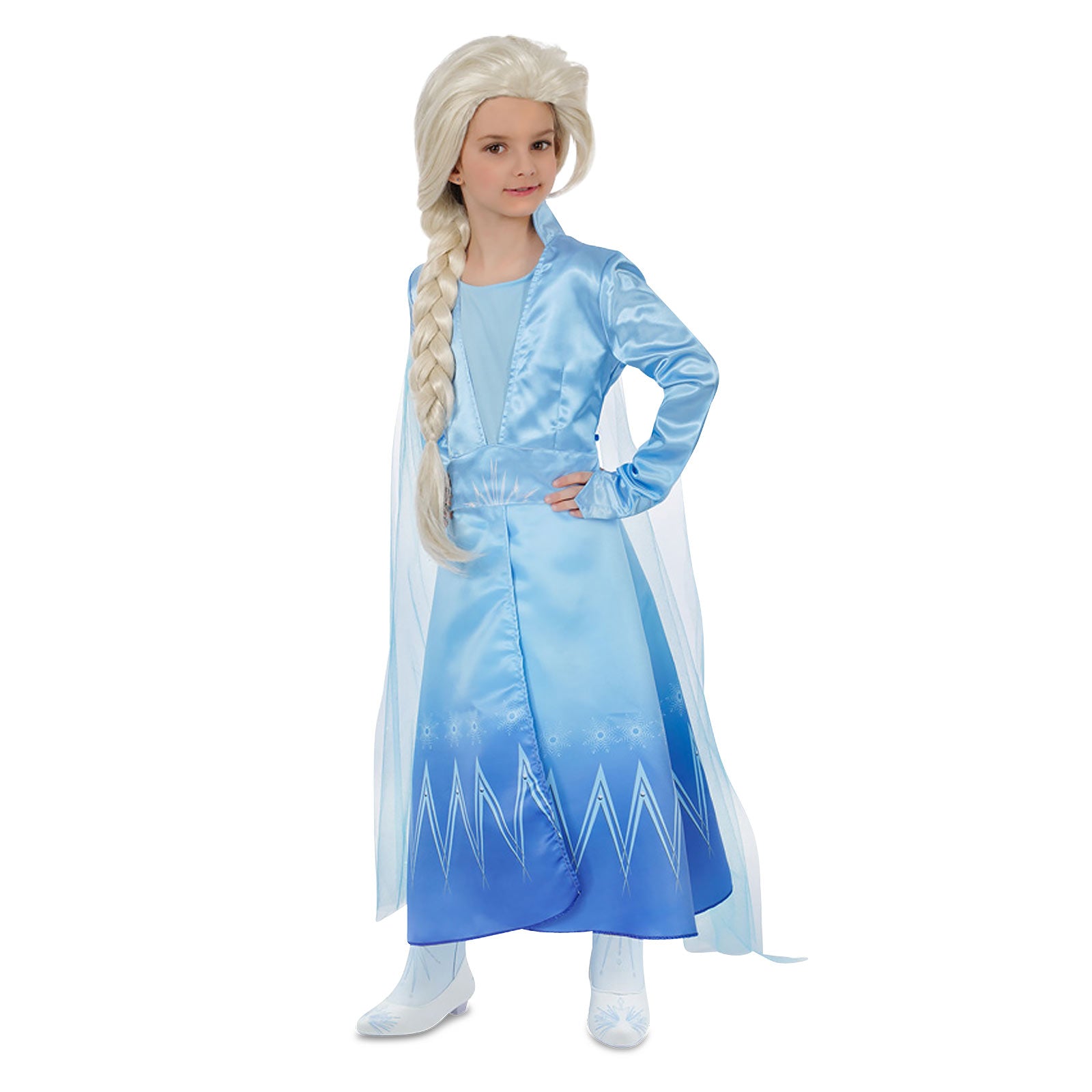 Produktbild Elsa Frost barnkostym klänning för Frozen-fans