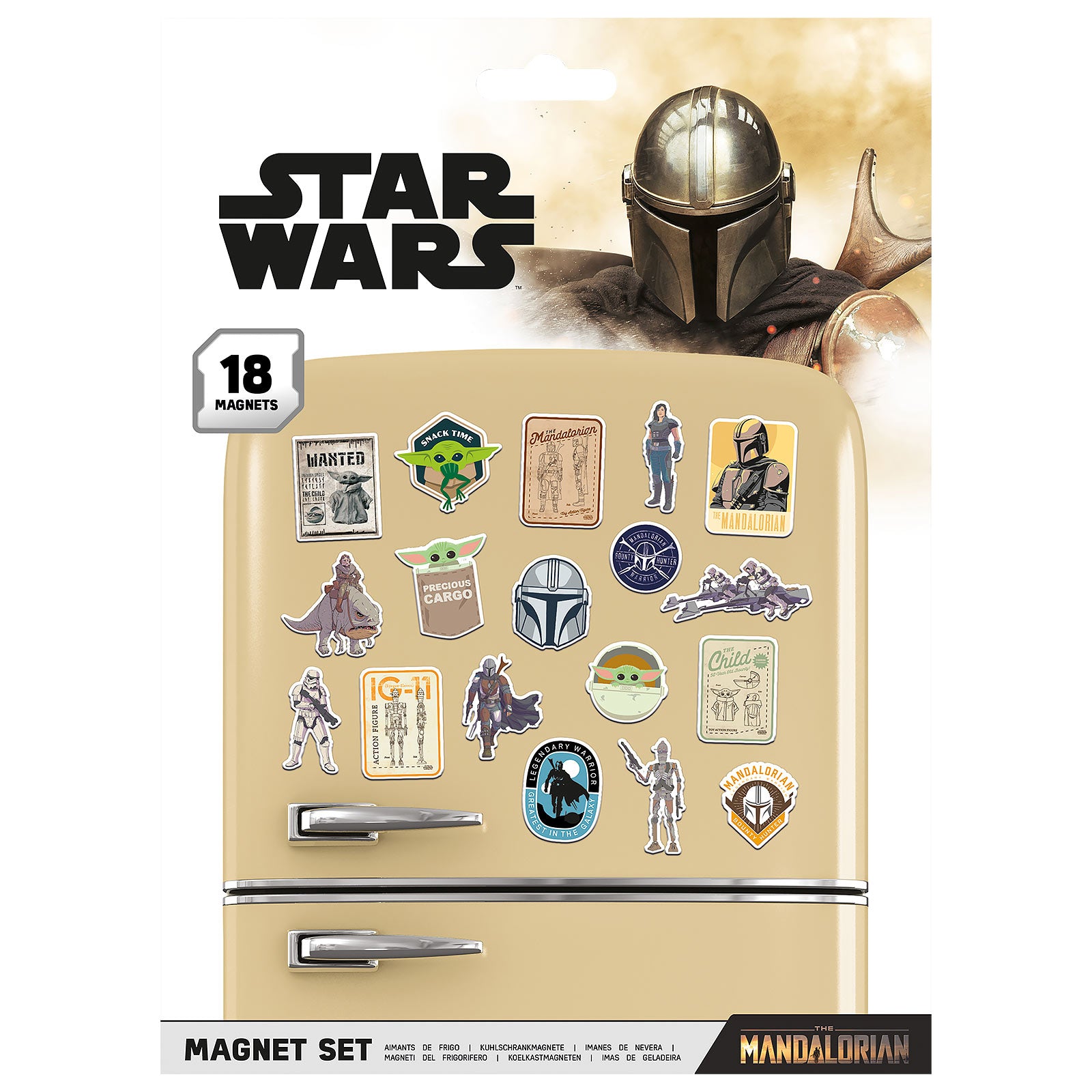 Produktbild The Mandalorian Bounty Hunter Magnetset - Star Wars