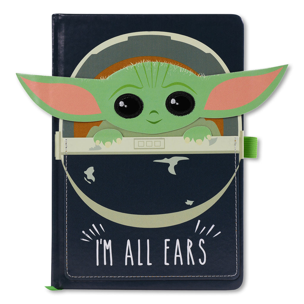 Produktbild Grogu I'm All Ears anteckningsbok A5 - Star Wars The Mandalorian