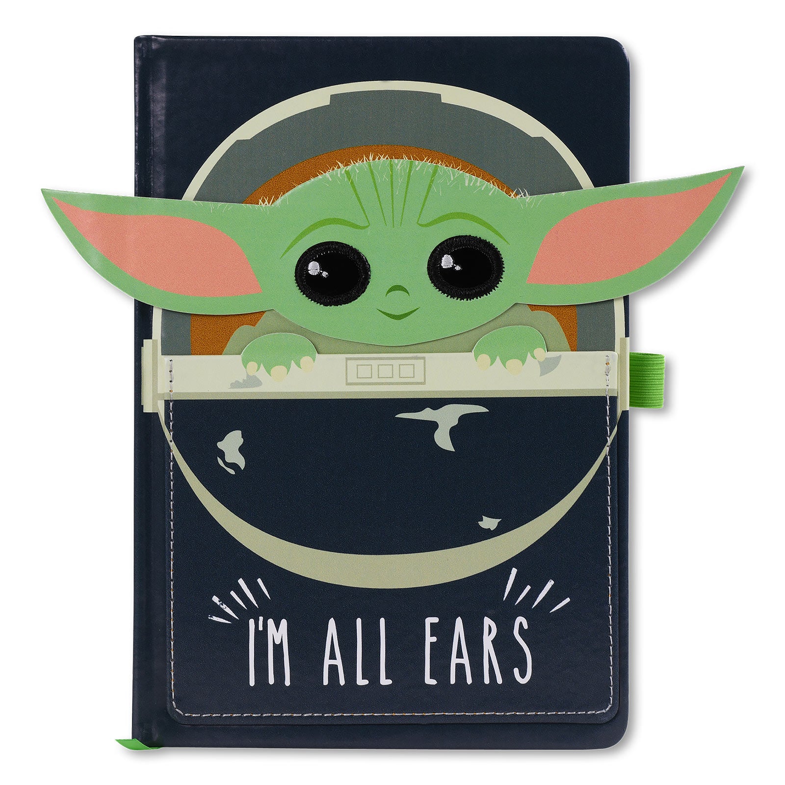 Produktbild Grogu I'm All Ears anteckningsbok A5 - Star Wars The Mandalorian