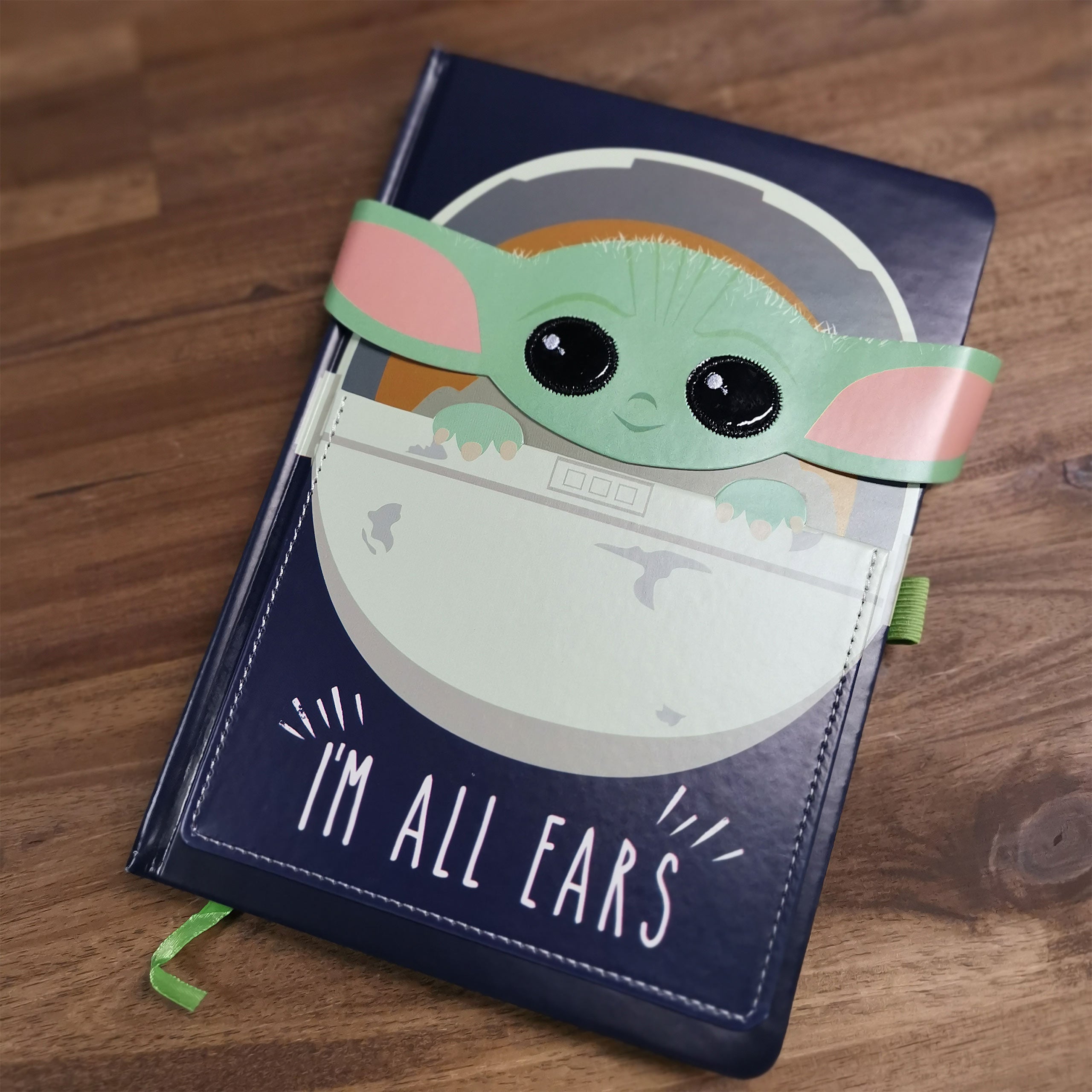 Produktbild Grogu I'm All Ears anteckningsbok A5 - Star Wars The Mandalorian
