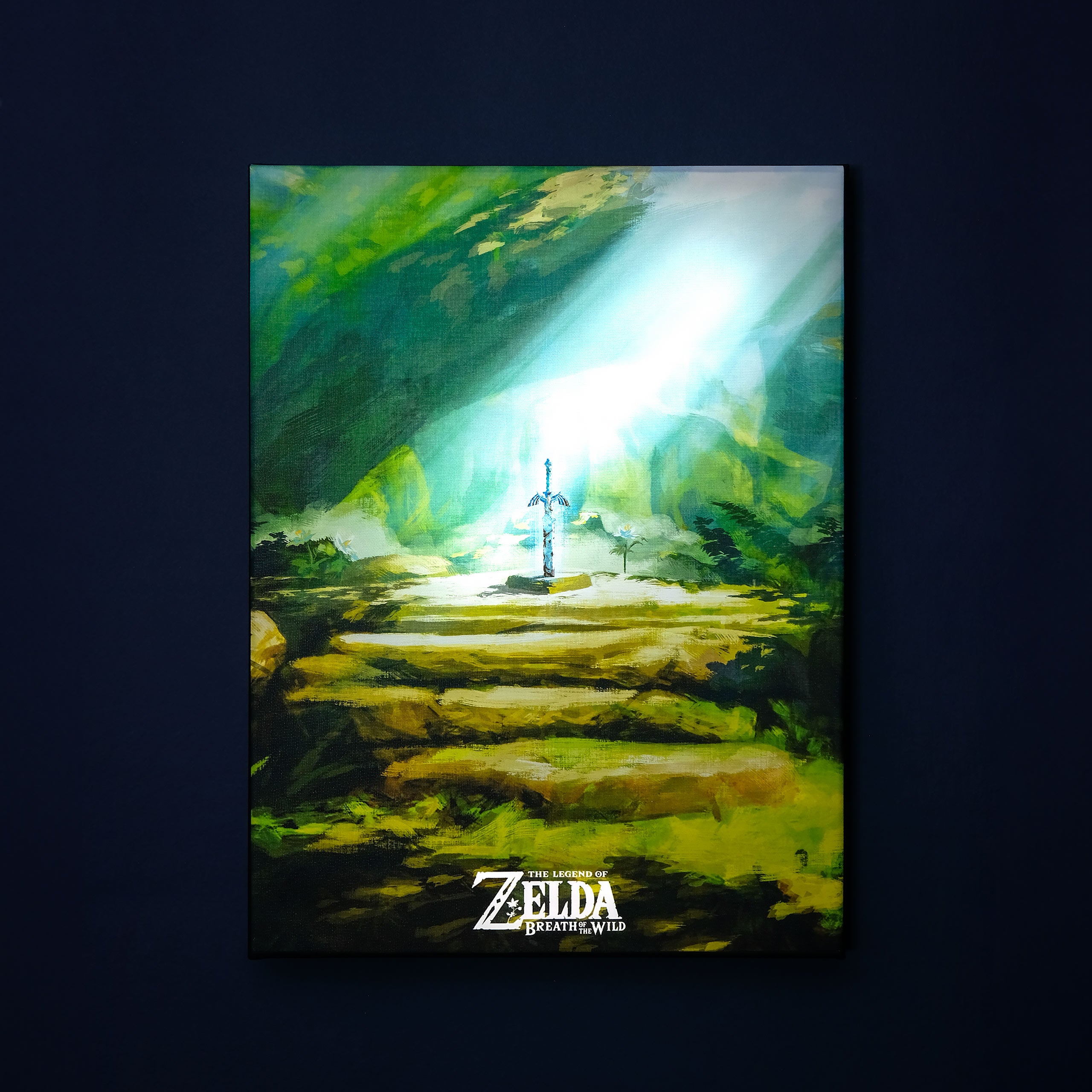 Produktbild Zelda - Master Sword Väggbild med ljus