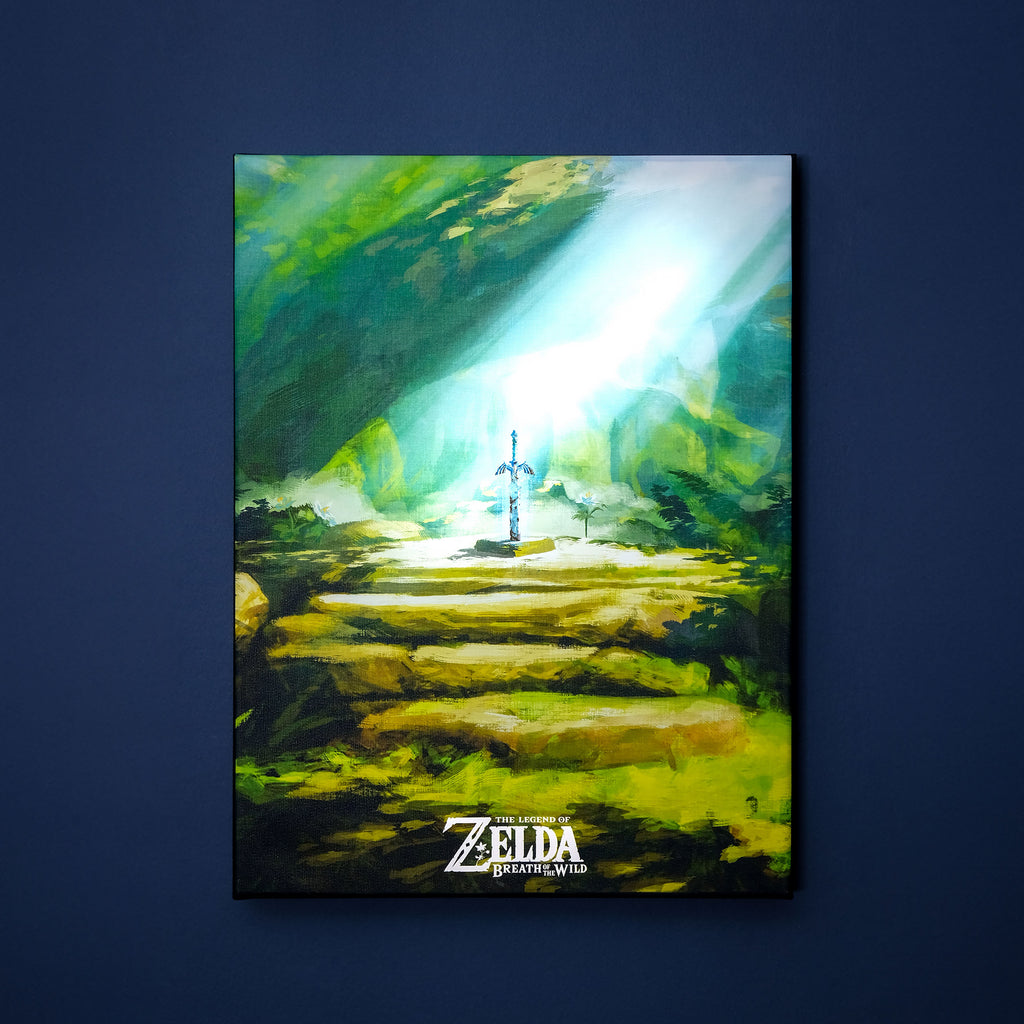 Produktbild Zelda - Master Sword Väggbild med ljus