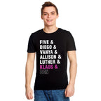Produktbild Hargreeves Family T-shirt för fans av The Umbrella Academy