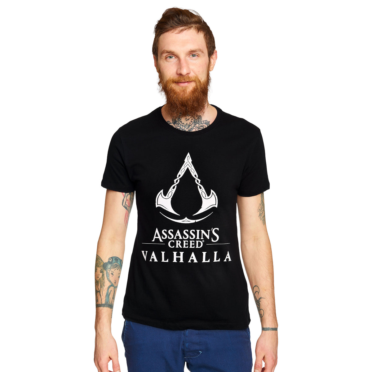 Produktbild Assassin's Creed - Valhalla Logo T-shirt svart