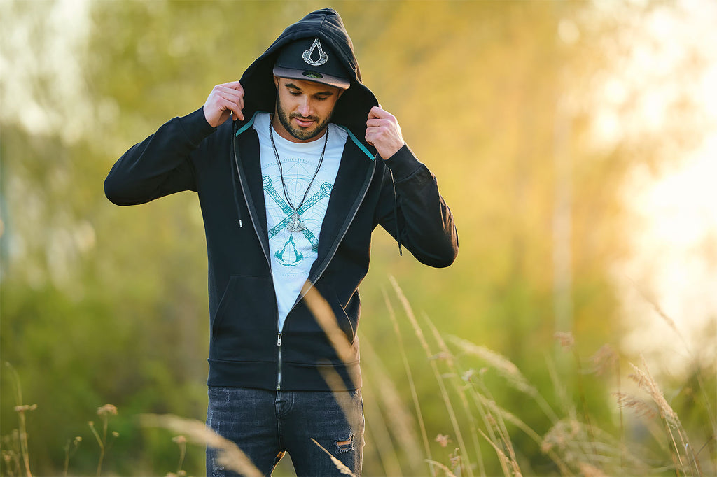 Produktbild Assassin's Creed - Valhalla Crossaxe T-shirt vit