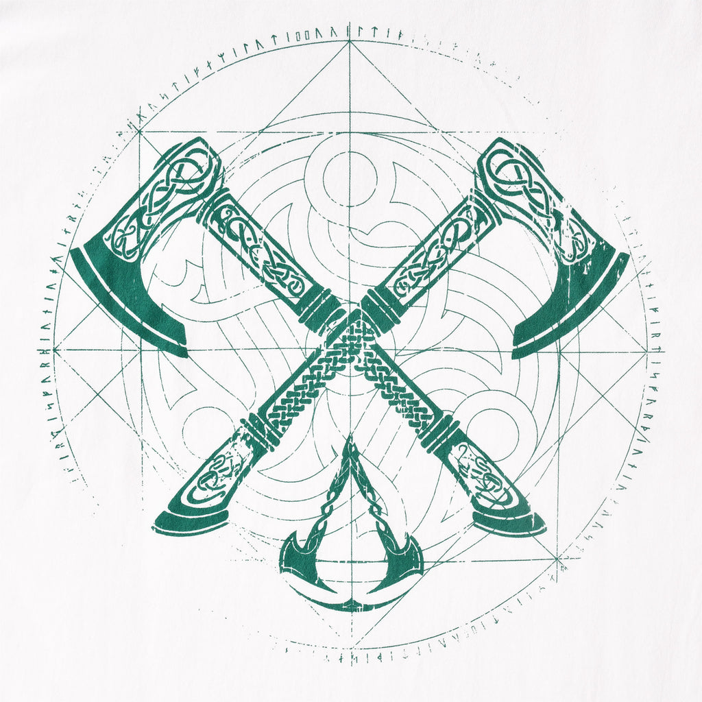 Produktbild Assassin's Creed - Valhalla Crossaxe T-shirt vit