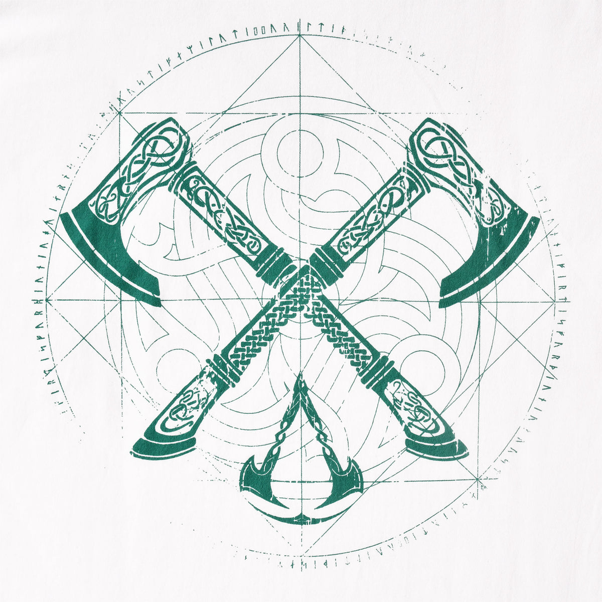 Produktbild Assassin's Creed - Valhalla Crossaxe T-shirt vit