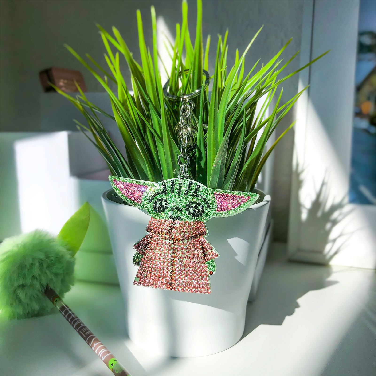 Produktbild The Child Glitter Nyckelring - Star Wars The Mandalorian