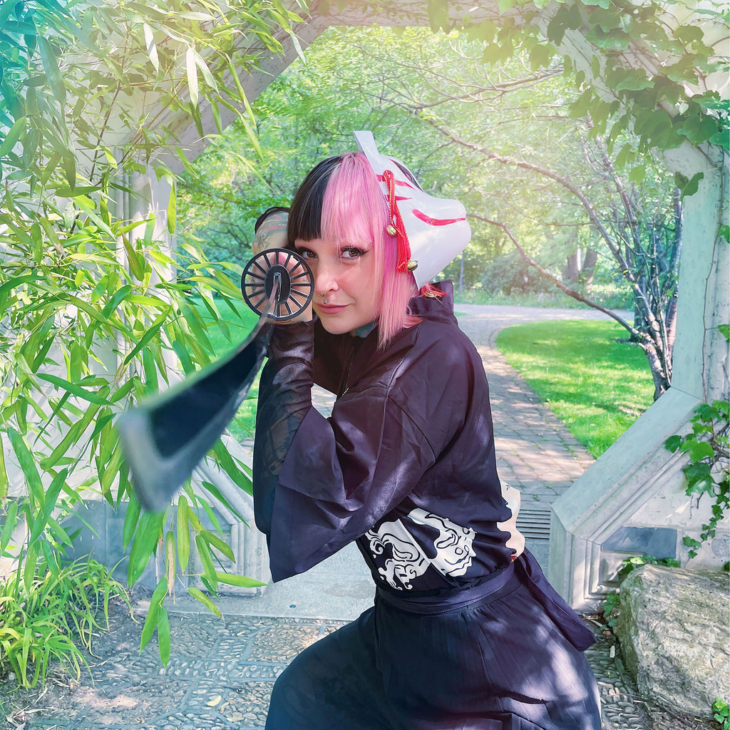 Product image Tanjiro Kamado Katana Replica with Scabbard for Demon Slayer Fans