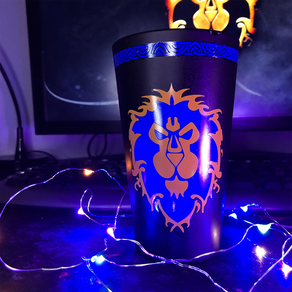 Produktbild World of Warcraft - Glas med Alliance-emblem