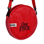 Produktbild One Piece - Luffy plysch axelväska röd