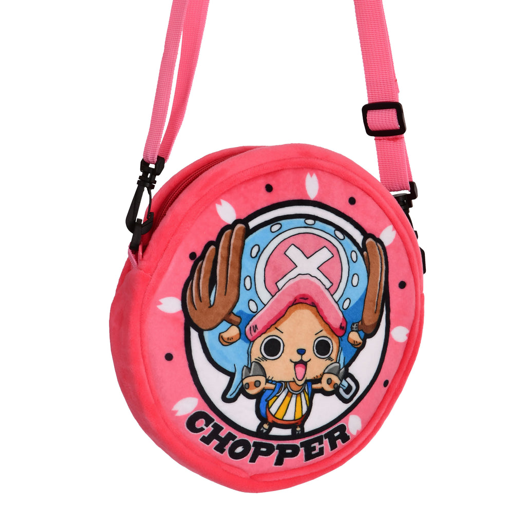 Produktbild One Piece - Chopper Plysch Axelväska rosa