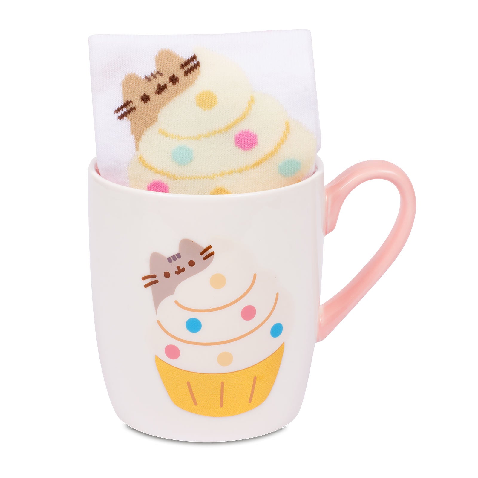 Produktbild Pusheen - Cupcake strumpor och mugg