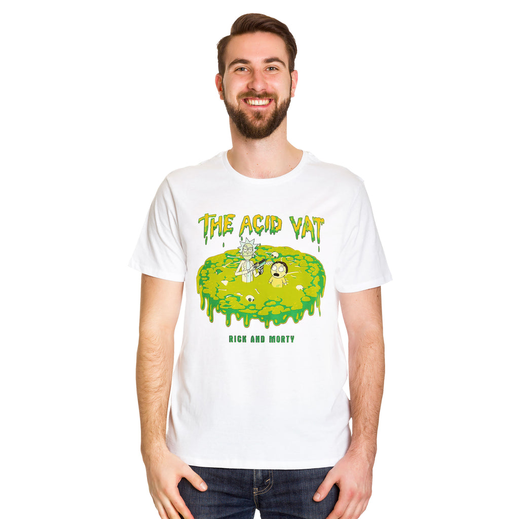 Produktbild Rick and Morty - The Acid Vat T-Shirt vit
