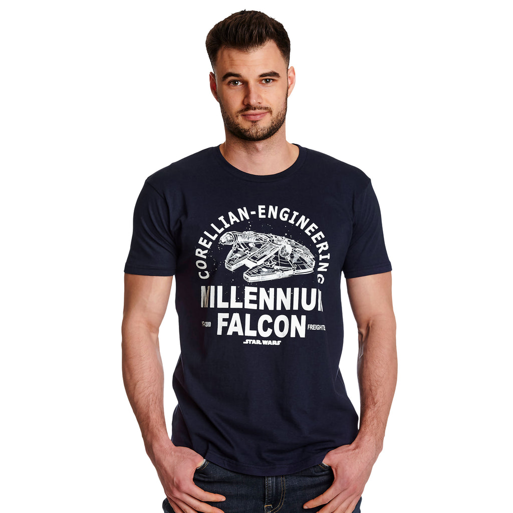 Produktbild Star Wars - Millennium Falcon Corellian Engineering T-shirt blå