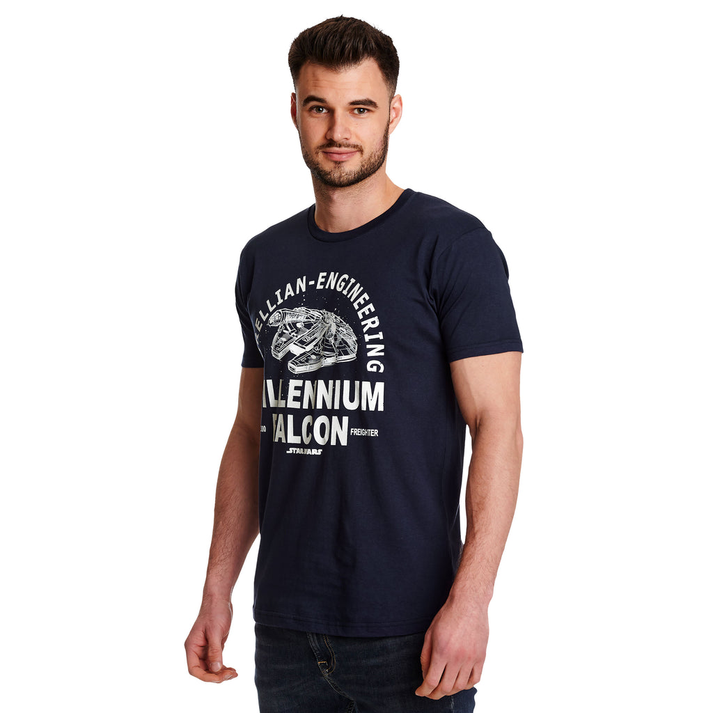 Produktbild Star Wars - Millennium Falcon Corellian Engineering T-shirt blå