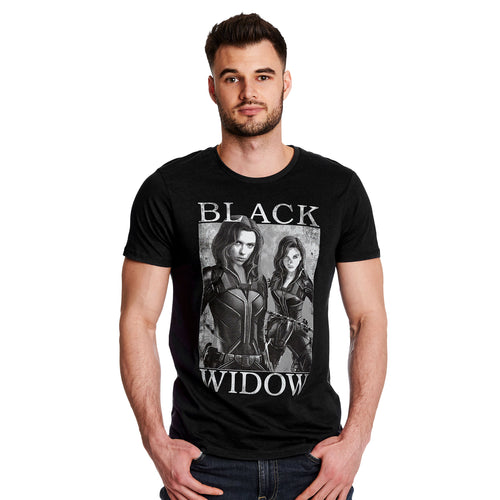 Produktbild Black Widow - Poster T-shirt grå