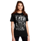 Produktbild Black Widow - Poster T-shirt grå