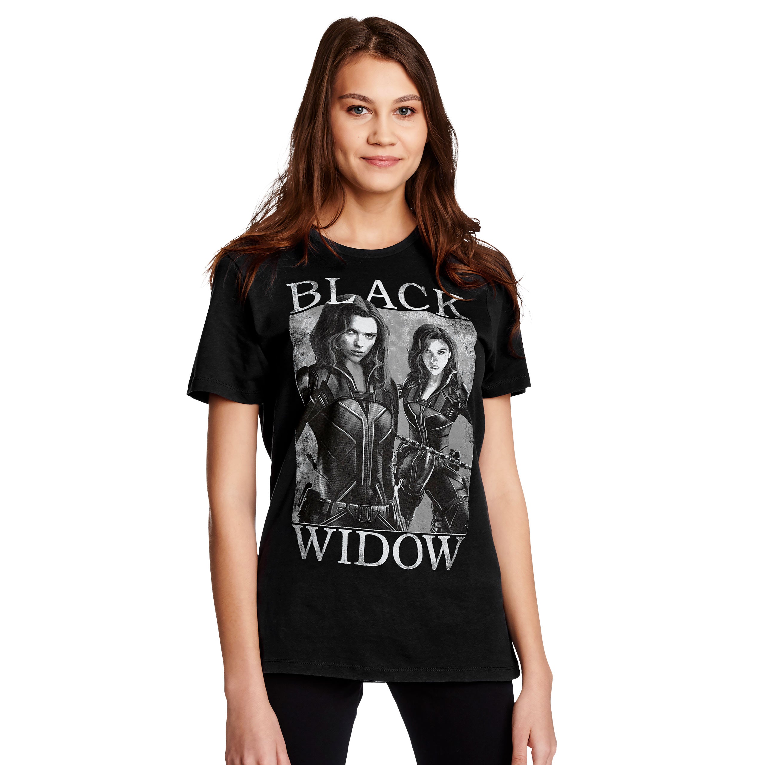 Produktbild Black Widow - Poster T-shirt grå