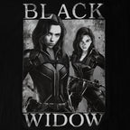 Produktbild Black Widow - Poster T-shirt grå