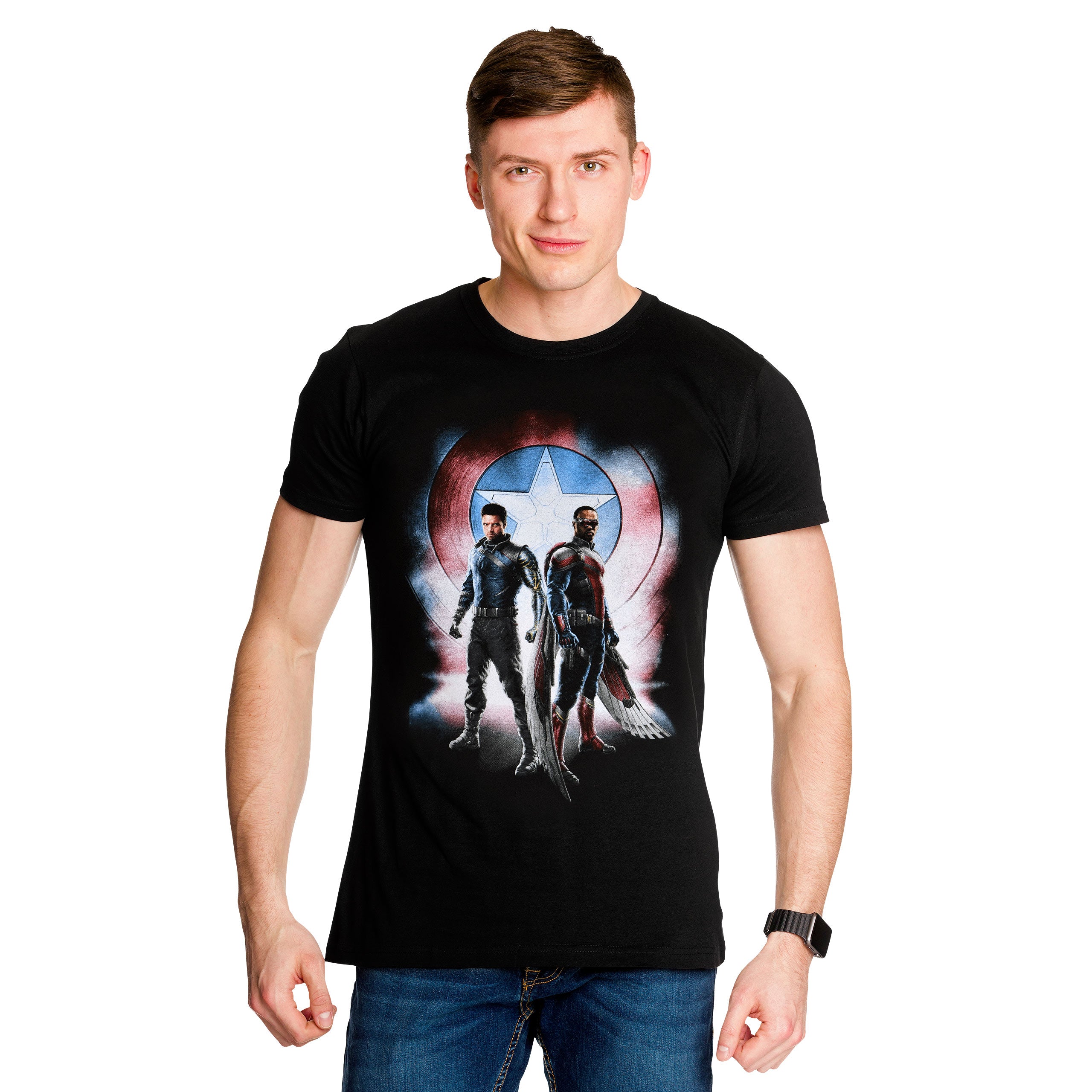 Produktbild Marvel - The Falcon and the Winter Soldier T-Shirt svart