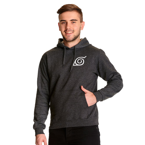 Produktbild Naruto - Characters of Konoha Hoodie grå