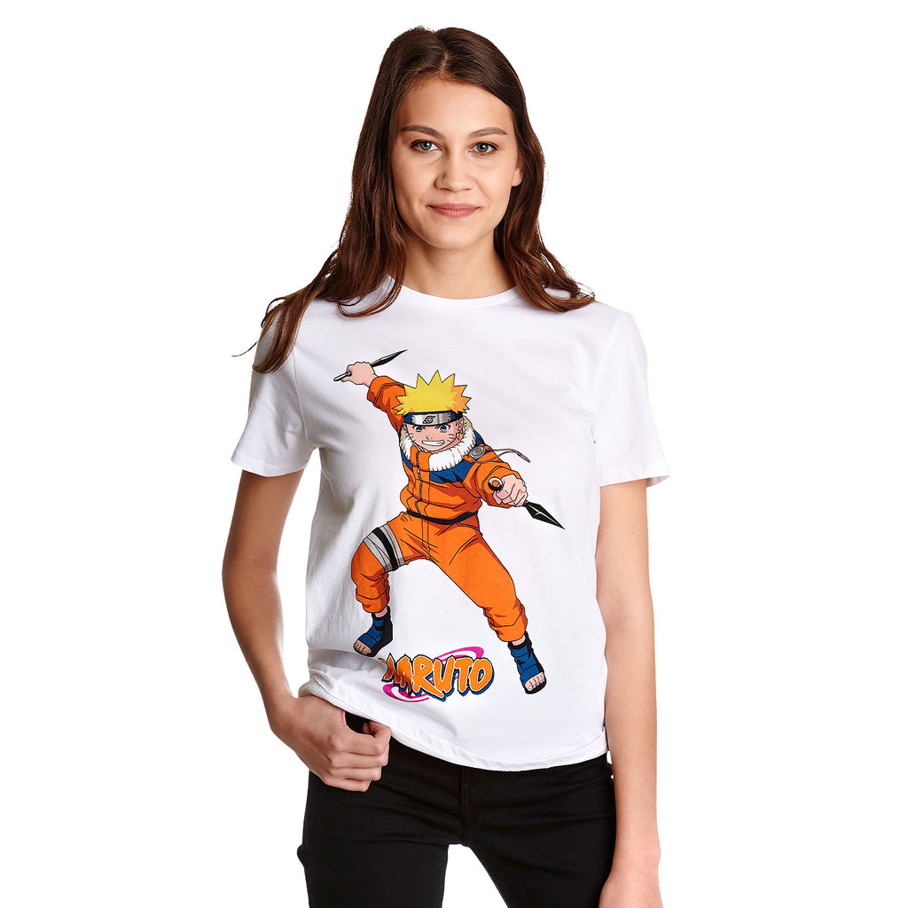 Produktbild Naruto Uzumaki Karaktär T-shirt Dam vit