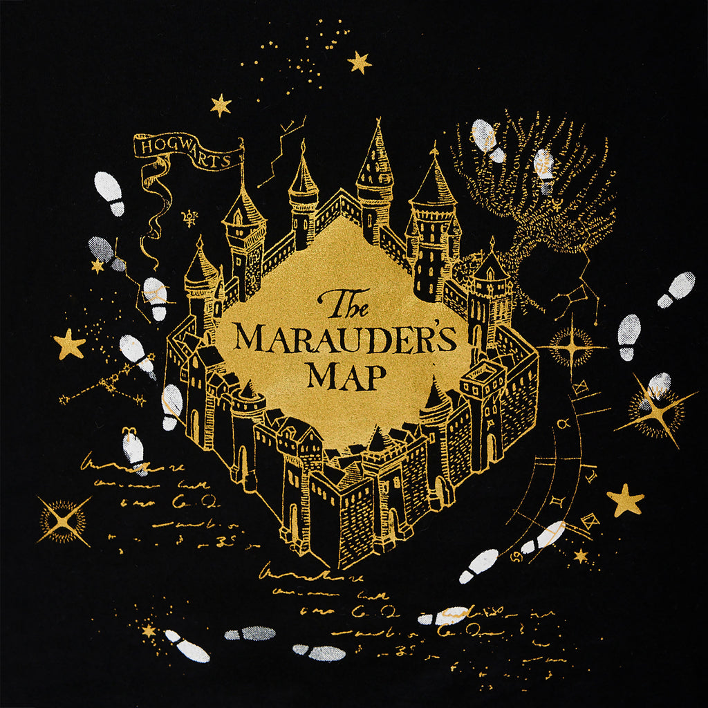 Produktbild Harry Potter - Karta över Marodörerna Pyjamas Dam Svart