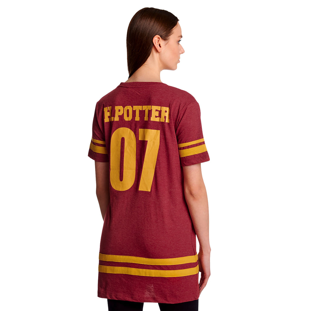 Produktbild Harry Potter Gryffindor Sökar Oversize T-shirt Dam röd