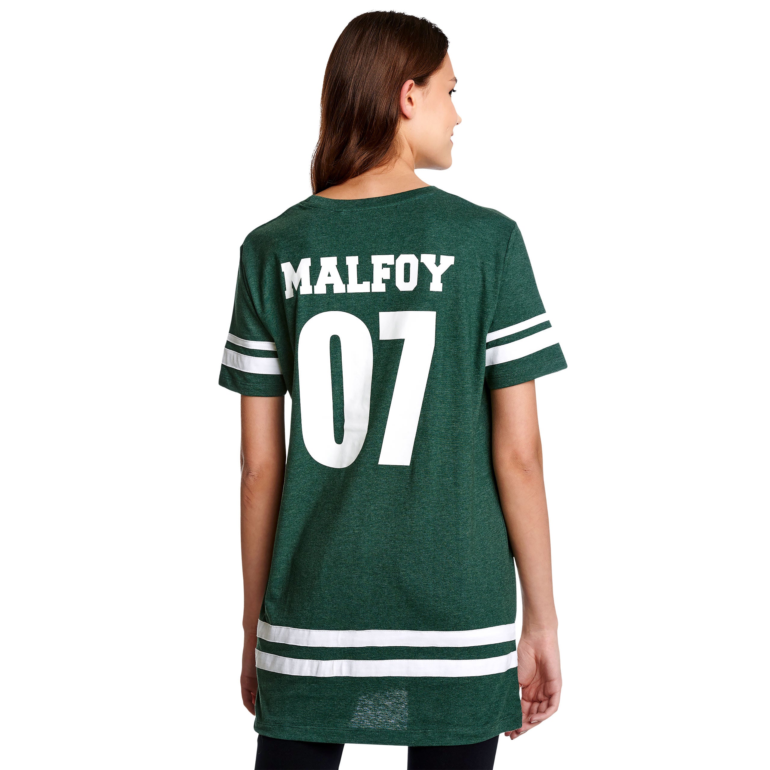 Produktbild Slytherin Sökar Malfoy Oversize T-shirt dam grön - Harry Potter