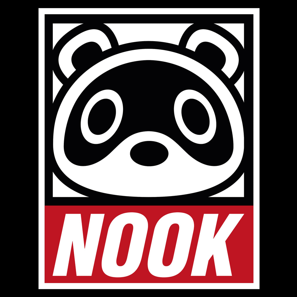 Produktbild Svart Tom Nook T-shirt för Animal Crossing-fans