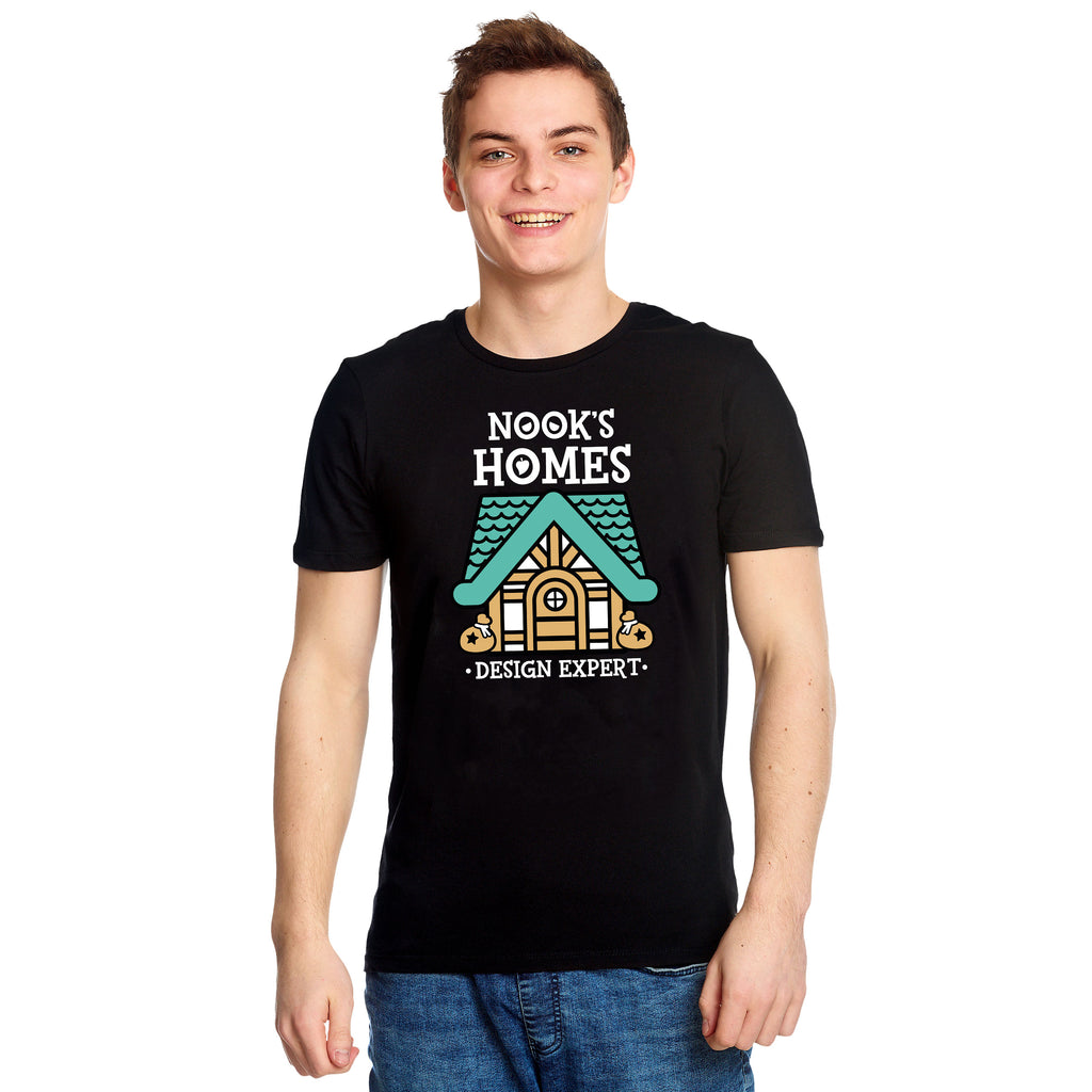 Produktbild Nook's Homes T-shirt för Animal Crossing-fans svart