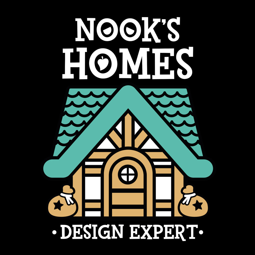 Produktbild Nook's Homes T-shirt för Animal Crossing-fans svart