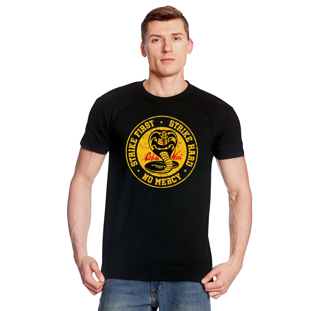 Produktbild Cobra Kai Logo T-shirt för Karate Kid-fans svart