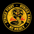 Produktbild Cobra Kai Logo T-shirt för Karate Kid-fans svart